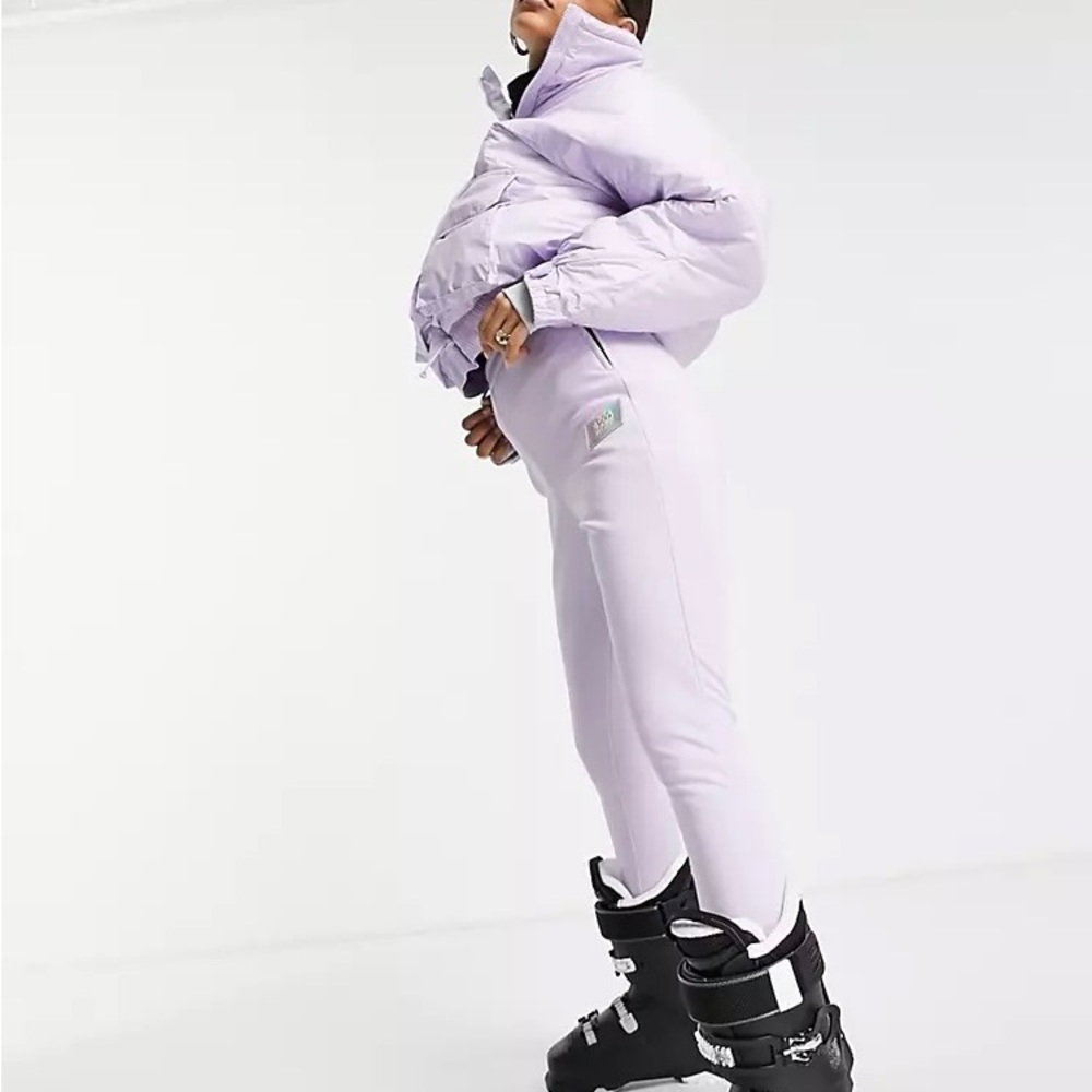 Lavender ASOS ski set (pants & jacket)